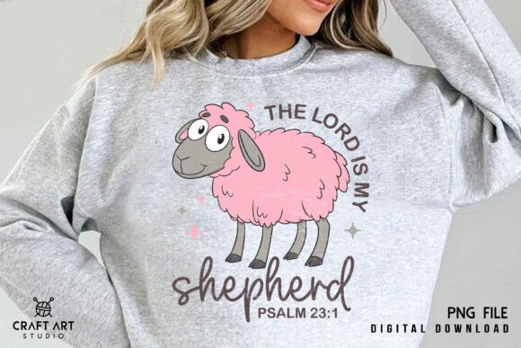 Easter Christian Lord is My Shepherd T-Shirt Designs