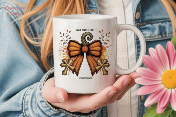 Fall for Jesus Pumpkin Bow PNG Clipart: T-Shirt Designs