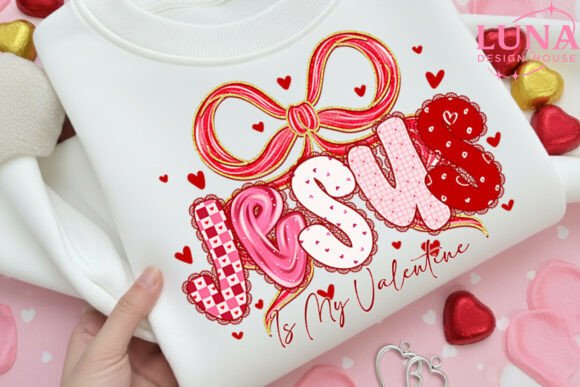 Jesus Is My Valentine PNG: Christian T-Shirt Designs
