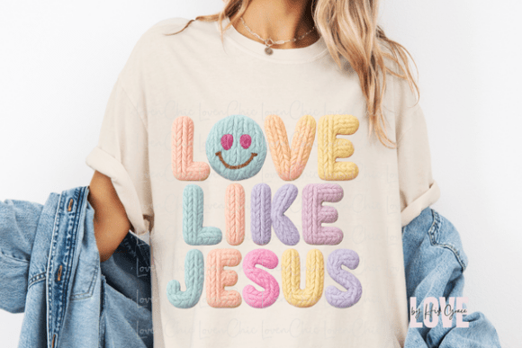 Love Like Jesus Yarn T-Shirt Designs