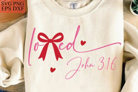 Loved John 316 Png Svg, Christian Valen