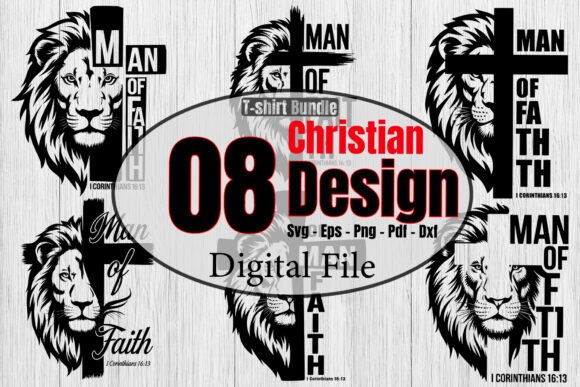 Man of Faith SVG Bundle: Christian SVG