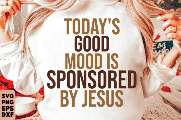 Sponsored by Jesus SVG PNG for T-Shirt Designs